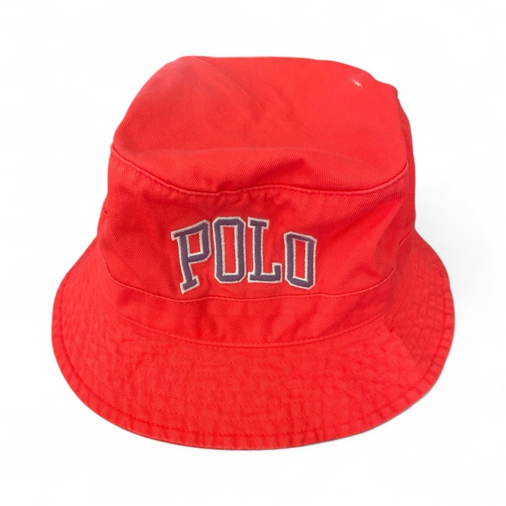 Polo by Ralph Lauren Men Red Bucket Hat